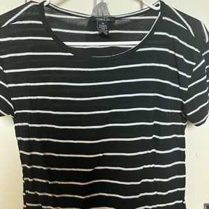 Rue 21 Stripped Crop Tee